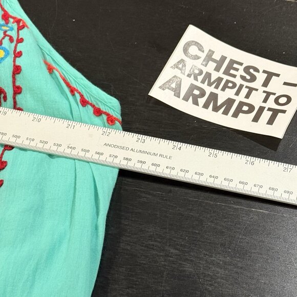 Lula Soul Celebrate Embroidered Floral Sleeveless BOHO Maxi Dress Womens Size 2X - Picture 10 of 11